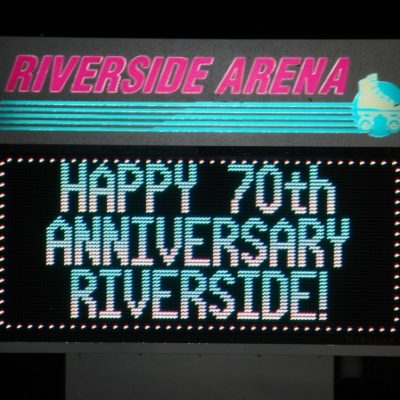 Ground Sign with LED Digital Display