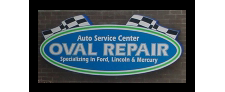 Oval Repair Sign